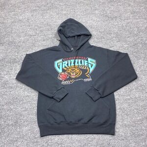 Vancouver Grizzlies Hoodie Mens Small Black Graphic NBA Basketball